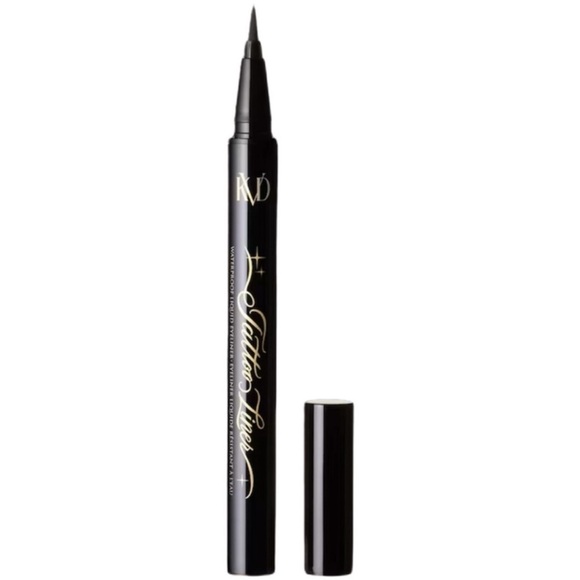Tattoo Liner Vegan Waterproof Liquid Eyeliner in Trooper Black By KVD Beauty - Picture 1 of 1